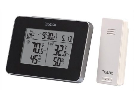 Taylor Wireless Digital Indoor Outdoor Thermometer Hygrometer For Sale