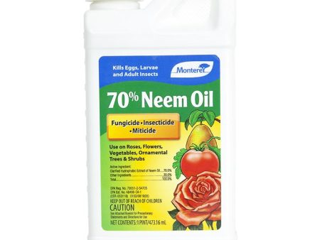 Monterey Neem Oil 70% Concentrate (Pint) Hot on Sale