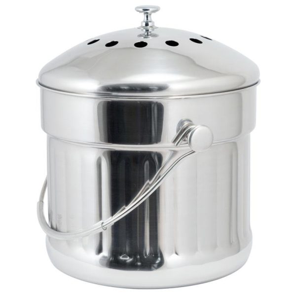 Jumbo Stainless Steel Compost Pail (1.5 Gal) Sale