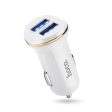 HOCO Z1 5V 2.1A Dual USB Smart Car Charger with Night Light for iPhone iPad Samsung Xiaomi For Cheap