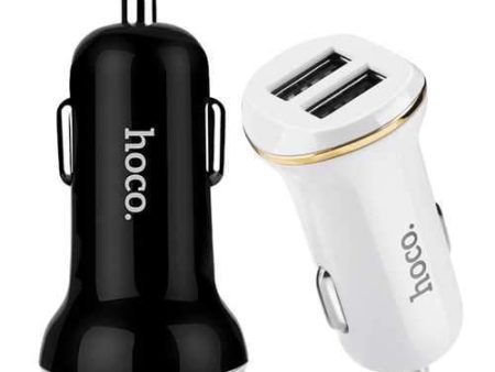 HOCO Z1 5V 2.1A Dual USB Smart Car Charger with Night Light for iPhone iPad Samsung Xiaomi For Cheap