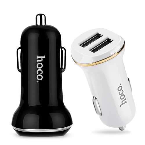 HOCO Z1 5V 2.1A Dual USB Smart Car Charger with Night Light for iPhone iPad Samsung Xiaomi For Cheap