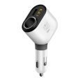 SAST T60 3 USB Ports Car Charger 5V 3.1A Cigarette Lighter Socket USB Car Charger for Mobile Phone on Sale