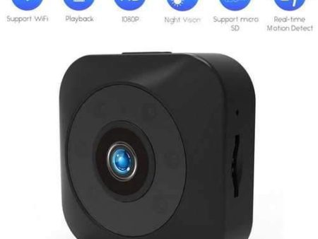 Mini WiFi Full HD 720P Camera Black Discount