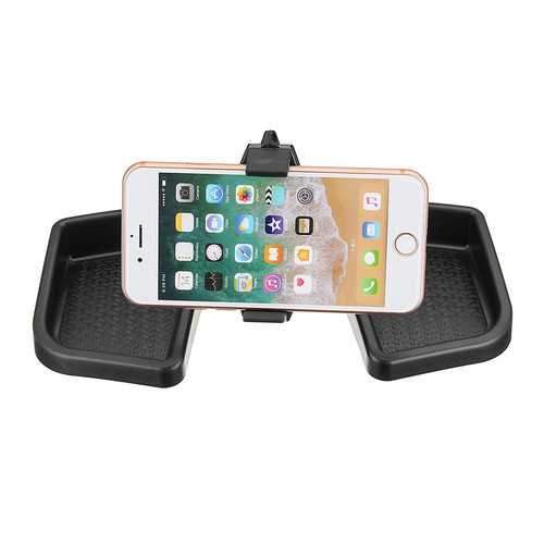 Universal 360 Degree Rotation Dashboard Phone Holder Stand with Storage Box for Mobile Phone Online Sale