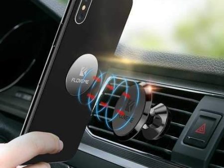 FLOVEME Powerful Magnetic 360 Degree Rotation Car Air Vent Phone Holder Stand for iPhone Xiaomi Online Sale