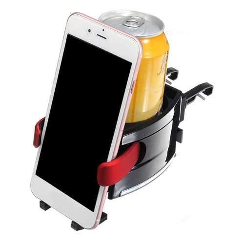 Universal 2 in 1 Bottle Cup Car Mount Air Vent Phone Holder Stand for iPhone Xiaomi Huawei Nubia Supply