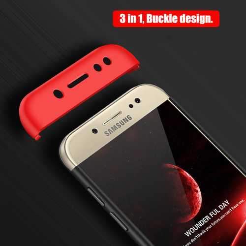 Bakeey 3 in 1 Double Dip 360 Full Protection Hard PC Case for Samsung Galaxy J3 J5 J7 2017 For Cheap