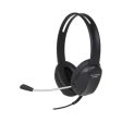 USB Stereo headset braided crd Discount