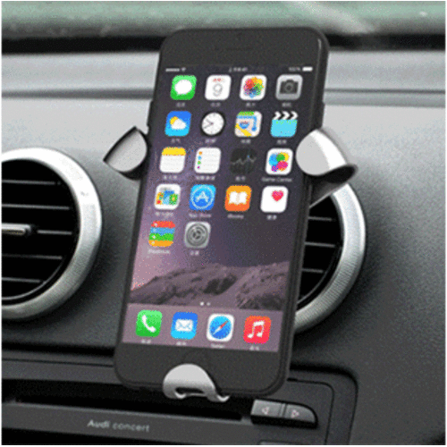 Bakeey Gravity Linkage Auto Lock Metal Car Air Vent Phone Holder Stand for Xiaomi Mobile Phone Online Sale