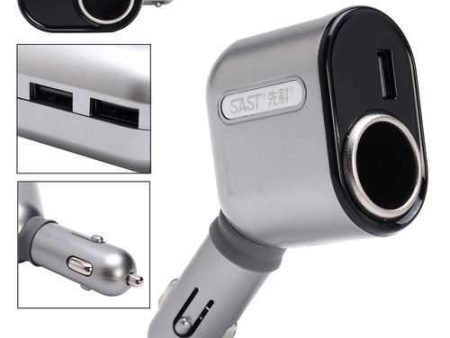 DC 12-24V Car Cigarette Lighter Socket Adapter With 3 USB Port Car Charger Online