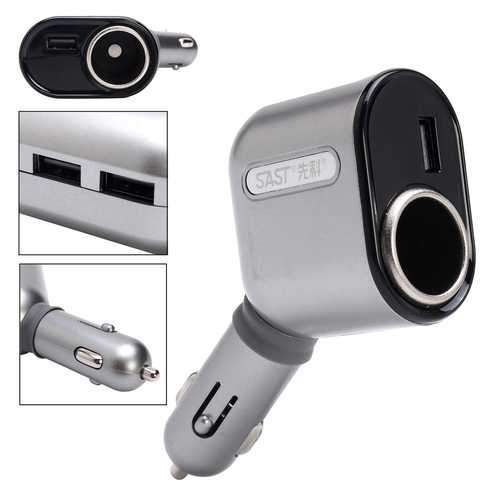 DC 12-24V Car Cigarette Lighter Socket Adapter With 3 USB Port Car Charger Online