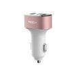 ROCK Type C Car Charger 5A Dual USB Type-C Charger Adapter For iPhone X 8 8plus Samsung  S8 Oneplus Fashion