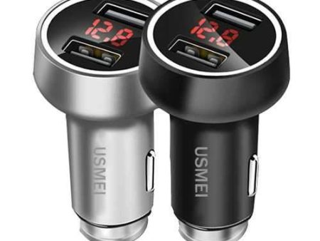 USMEI C7 3.6A Dual USB Car Charger With Breath Light For iPhone X 8 Plus S8 OnePlus 5 Redmi Note4 Online Sale