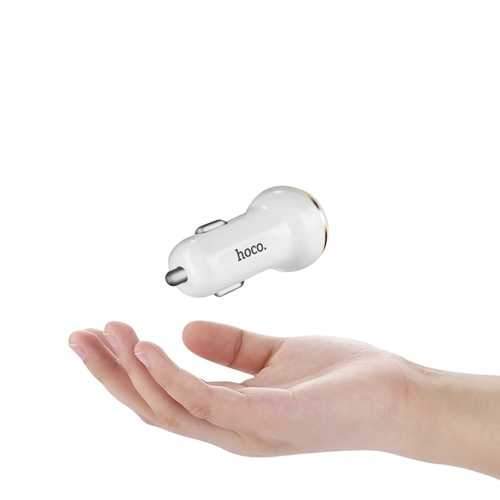 HOCO Z1 5V 2.1A Dual USB Smart Car Charger with Night Light for iPhone iPad Samsung Xiaomi For Cheap