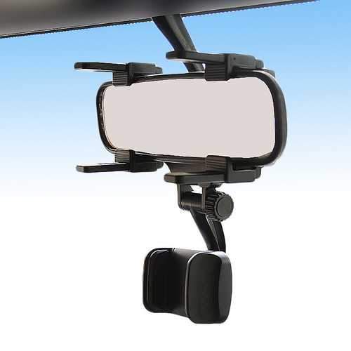 Bakeey Upgraded 360 Degree Rotation Fixed Rearview Mirror Car Mount Holder for Mobile Phone Online now