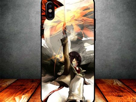 mikasa raise the sword iPhone X Case Cheap