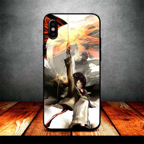 mikasa raise the sword iPhone X Case Cheap