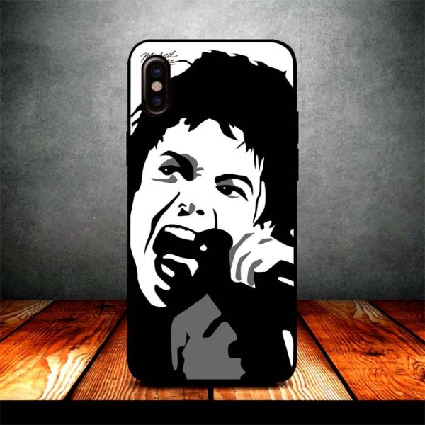 mjackson mic iPhone X Case Online