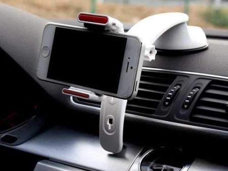 3 in 1 Clip-on Strong Sucker Car Wind Shield Dashboard Phone Holder Stand for iPhone 8 X Cell Phone Online now