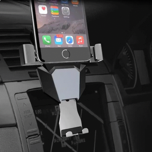 Universal Gravity Linkage Auto Lock Metal Car Mount Air Vent Phone Holder Stand for Mobile Phone Sale