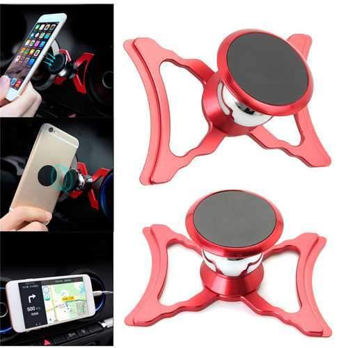 Metal Magnetic 360 Degree Rotation Car Air Vent Phone Holder Stand for Xiaomi Mobile Phone Online