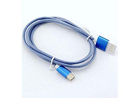 1m USB 2.0 Type C Cable A Male to C Male Data Coverter Macbook LE TV1 LE TV Pro Max NOKIA N1 Blue For Sale