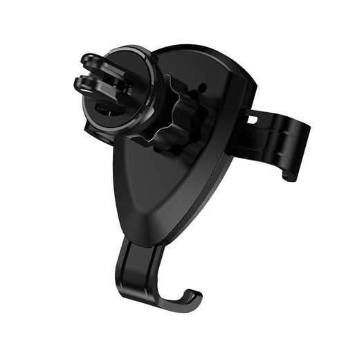 USAMS Aroma Gravity Auto Lock PU Leather Car Mount Air Vent Holder Stand for iPhone Mobile Phone Hot on Sale