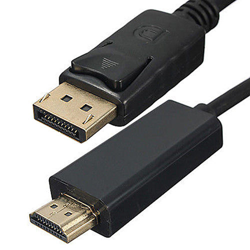 1.8m HD 1080P Display Port DP Male to HDMI Male AV Cable Adaptor for PC Laptop Sale