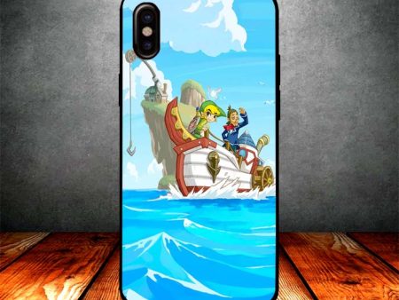 zelda travel on boat iPhone X Case Online Hot Sale