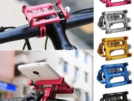 GUB G-86 Aluminum Bicycle Mount Adjustable Shockproof Phone Bike Holder Bracket Stand for Smartphone Online now