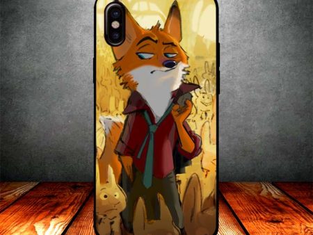 zootopia nick wilde tie iPhone X Case Online Sale