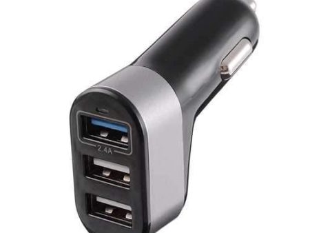 30W 3 USB Port 2.4A Smart Quick Charge Car Charger for Samsung HUAWEI iPhone Online Hot Sale