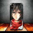 mikasa crying attack on titan iPhone X Case Sale