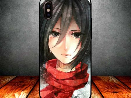 mikasa crying attack on titan iPhone X Case Sale