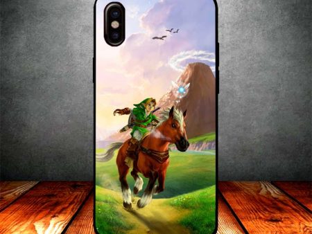 zelda riding horse iPhone X Case For Discount