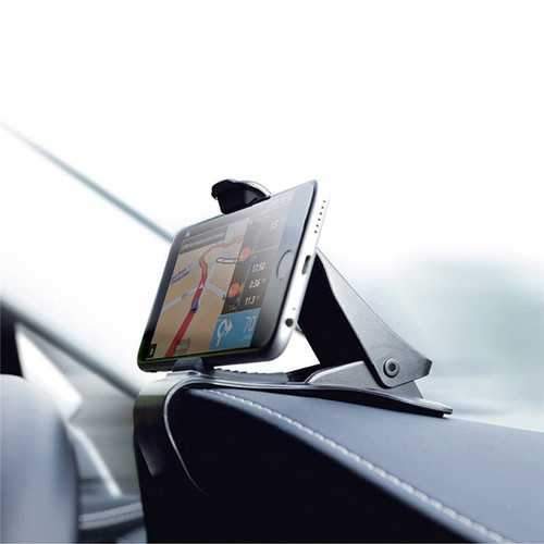 Universal Adjustable Clip Car Dashboard Holder Mount for iPhone Xiaomi Mobile Phone Under 6.5 Inches on Sale