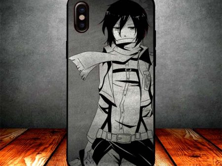 mikasa sad face attack on titan iPhone X Case Supply