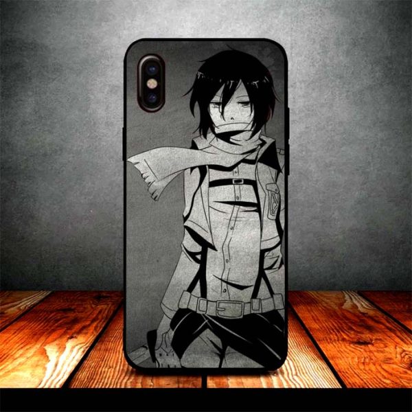 mikasa sad face attack on titan iPhone X Case Supply