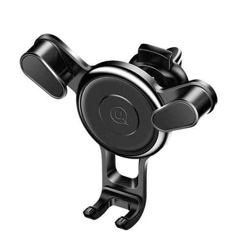 USAMS Spring Clip Multi-angle Rotation Car Mount Air Vent Holder for Samsung Xiaomi Mobile Phone Online Hot Sale