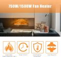 Happytools 40 Inch Electric Fireplace Heater Sale