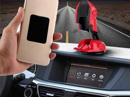 360 Degree Rotation Foldable Car Sucker Dashboard Holder Magnetic Phone Stand for iPhone Samsung Online Hot Sale