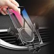 USAMS Spring Clip Multi-angle Rotation Car Mount Air Vent Holder for Samsung Xiaomi Mobile Phone Online Hot Sale