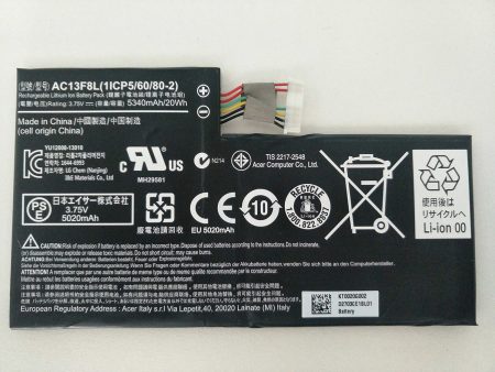 AC13F8L Battery For Acer Iconia Tab A1-A810 Tablet, Iconia W4-820 AC13F3L Online Sale